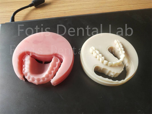 Comfort Fit Proteza dental acrílica completa para técnicos profesionales fácil de limpiar